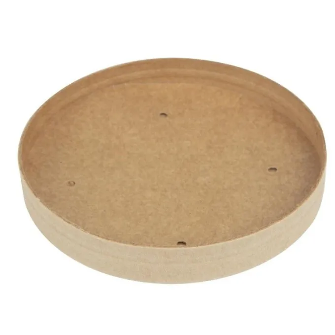Couvercle pour Bol à Soupe Kraft Recyclable 225 ml et 350 ml - Lot de 500 -col Colpac