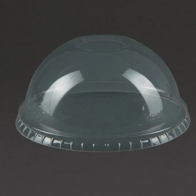Couvercles Écologiques Compostables avec Trou - Pour Gobelets GH014 et GH015 - Vegware