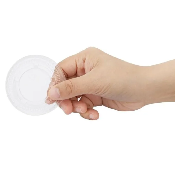 Couvercles en PET pour Pots à Sauce - Lot de 1000 - Fiesta Recyclable