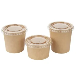 Couvercles en PET pour Pots à Sauce - Lot de 1000 - Fiesta Recyclable