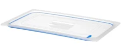 Couvercles pour bacs GN en polypropylène avec fermeture hermétique GN 1/2 Transparent 325x265 mm - Hendi