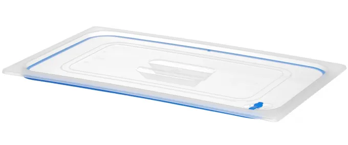 Couvercles pour bacs GN en polypropylène avec fermeture hermétique GN 1/2 Transparent 325x265 mm - Hendi