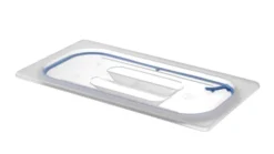 Couvercles pour bacs GN en polypropylène avec fermeture hermétique GN 1/2 Transparent 325x265 mm - Hendi