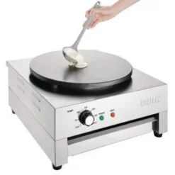 Crêpière Professionnelle en Fonte Antiadhésive Ø 400 mm - Buffalo