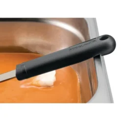 Cuillère ajourée inox et polypropylène Stop-Glisse Deglon - 320mm