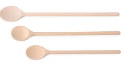 Cuillère à bois -lot de 3 tailles différentes (L)475 mm - Hendi