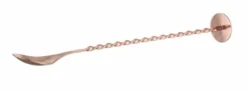 Cuillère à Cocktail avec Pilon Bar up Cuivre 280x35mm - Hendi