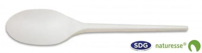 Cuillère CPLA 16,5 cm 2 Coloris - SDG Lot de 1000
