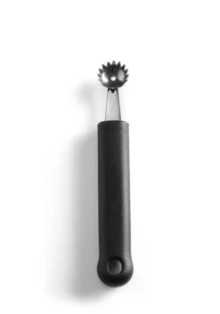 Cuillère à melon dentelée Noir (L)150 mm - Hendi