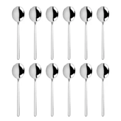 Cuillère à Soupe Ronde 182 mm Henley Lot de 12 Olympia