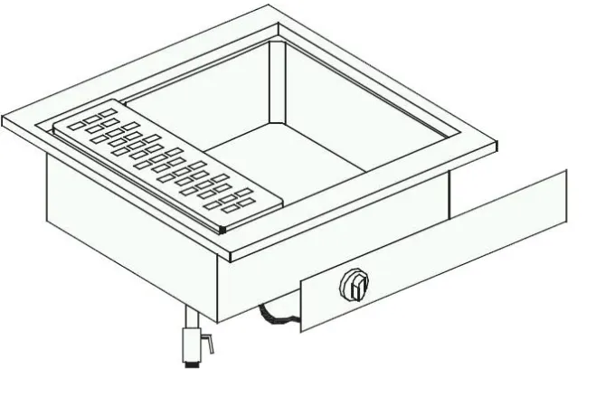 Cuiseur à Pâtes Electrique Encastrable - 28 L - Combisteel
