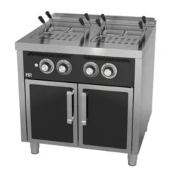 Cuiseur à Pâtes Gaz 2x25 Litres Série 750 sur Placard - Hr Fainca