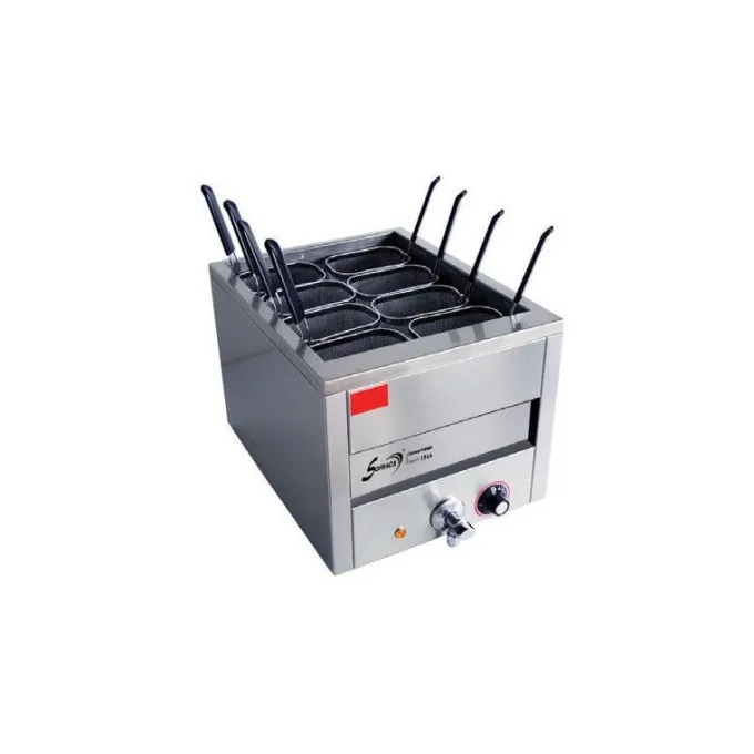 Cuiseur à Pâtes Professionnel Electrique 8 Paniers GN 1/8 - Sofraca