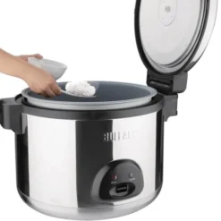 Cuiseur à Riz Grande Capacité en Inox - 9 Litres - Buffalo