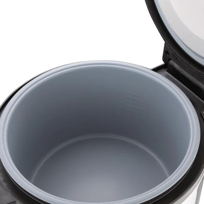Cuiseur à Riz Grande Capacité en Inox - 9 Litres - Buffalo