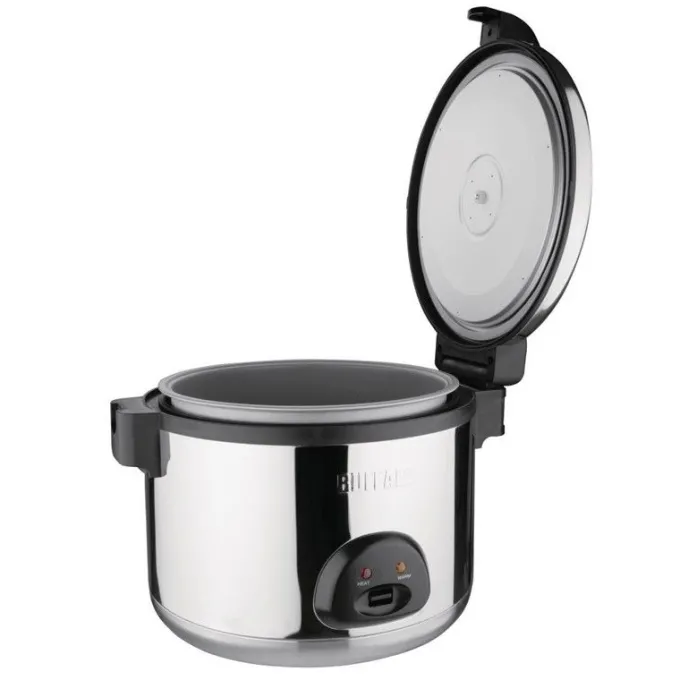 Cuiseur à Riz Grande Capacité en Inox - 9 Litres - Buffalo