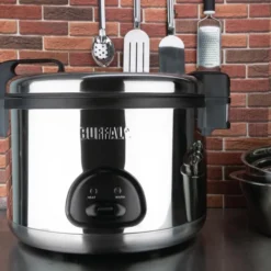 Cuiseur à Riz Grande Capacité en Inox - 9 Litres - Buffalo