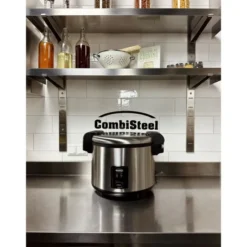 Cuiseur à Riz - 10 à 15 Personnes - 5.4 L - Maintien Chaud - Combisteel