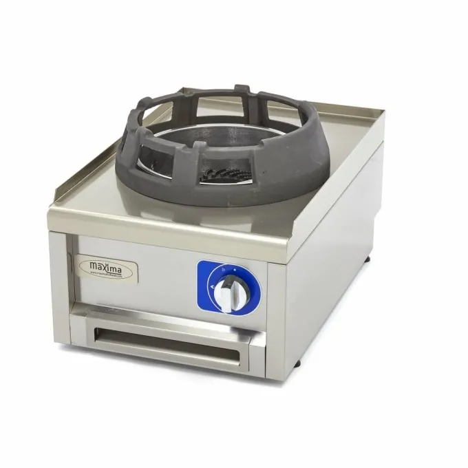 Cuiseur Wok - Ø28 cm Anneau de Cuisson - Prof. 60 cm - Gaz - Maxima