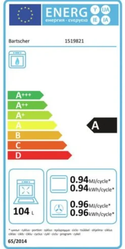 Cuisinière à gaz 5 Feux et Four Multifonction - Bartscher