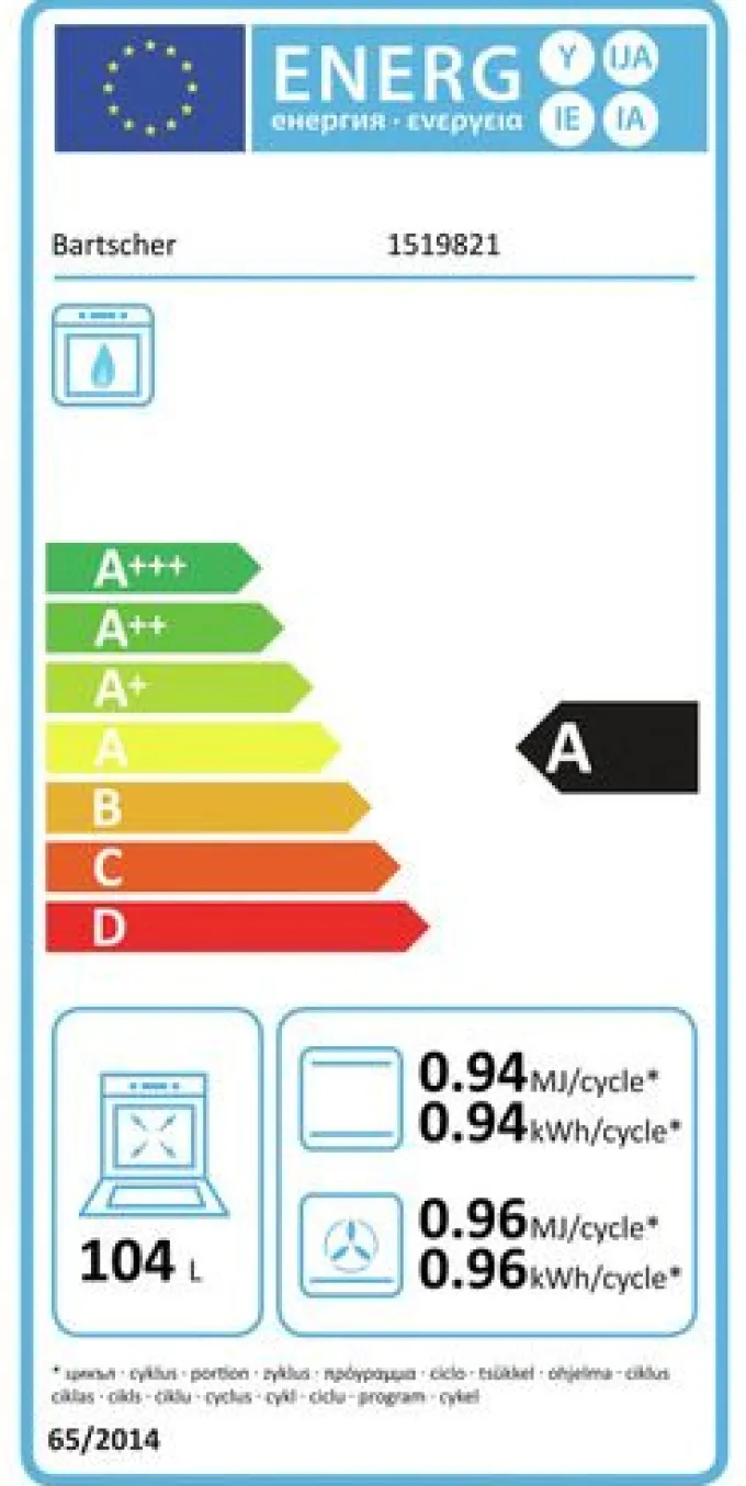 Cuisinière à gaz 5 Feux et Four Multifonction - Bartscher