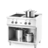 Cuisinière à induction avec 4 foyers 400V/17000W 800x700x(H)870 mm - Hendi