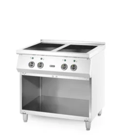 Cuisinière à induction avec 4 foyers 400V/17000W 800x700x(H)870 mm - Hendi
