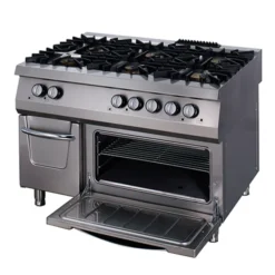 Cuisinière Premium Gaz - 6 Brûleurs - Four - Prof. 90 cm - Réf 8507 - Maxima