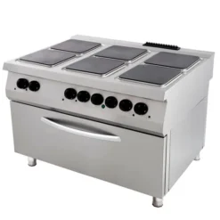 Cuisinière Premium Élec. - 6 Brûleurs - Four - Prof. 90 cm - Réf 8527 - Maxima