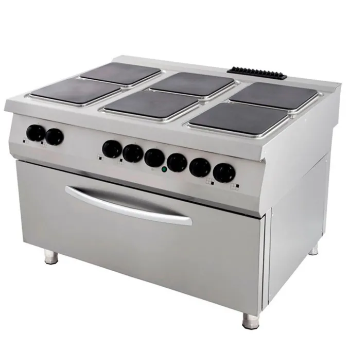 Cuisinière Premium Élec. - 6 Brûleurs - Four - Prof. 90 cm - Réf 8527 - Maxima