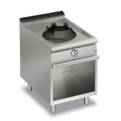 Cuisinière Wok à Gaz - 1 feu sur placard ouvert - P 700 - 10 kW - Baron