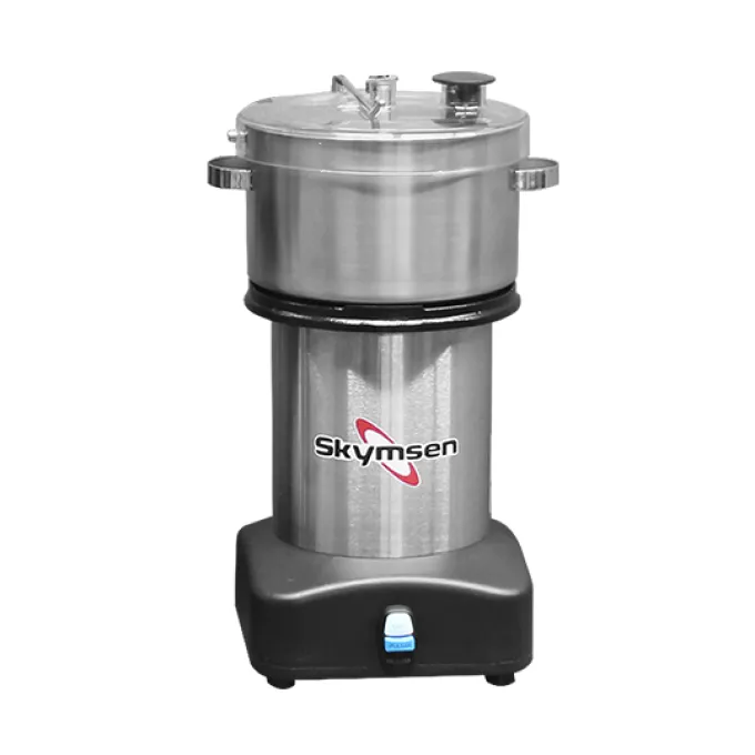 Cutter-Émulsionneur CR-4L d'une capacité de 4 litres - En acier inoxydable - Avec système de sécurité - Avec lame incluse - SKYMSEN