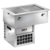Cuve Réfrigérée en Inox de Maintient des Aliments Congelés sans Groupe Intégré - 2 Niveaux Prof. 150 mm - Distform
