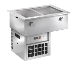 Cuve Réfrigérée en Inox de Maintient des Aliments Congelés sans Groupe Intégré - 2 Niveaux Prof. 150 mm - Distform