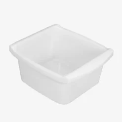Cuvette rectangulaire profonde 16 L - blanc - Gilac