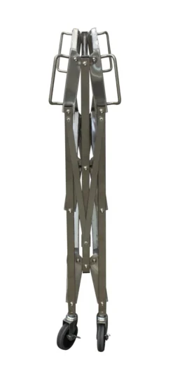 DESSERTE INOX PLIABLE 3 NIVEAUX-L2G