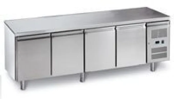 DESSERTE REFRIGEREE INOX CENTRALE -2/+8°C - GN4100TN
