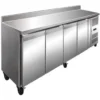 DESSERTE REFRIGEREE INOX DOSSERET 100X20MM -2/+8°C - GN4200TN