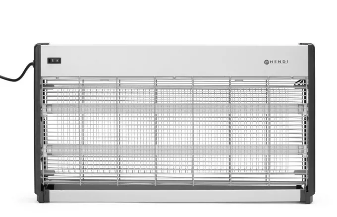 Destructeur d'insectes à haute tension Zone de couverture: 150 m≤ 230V/45W - Hendi