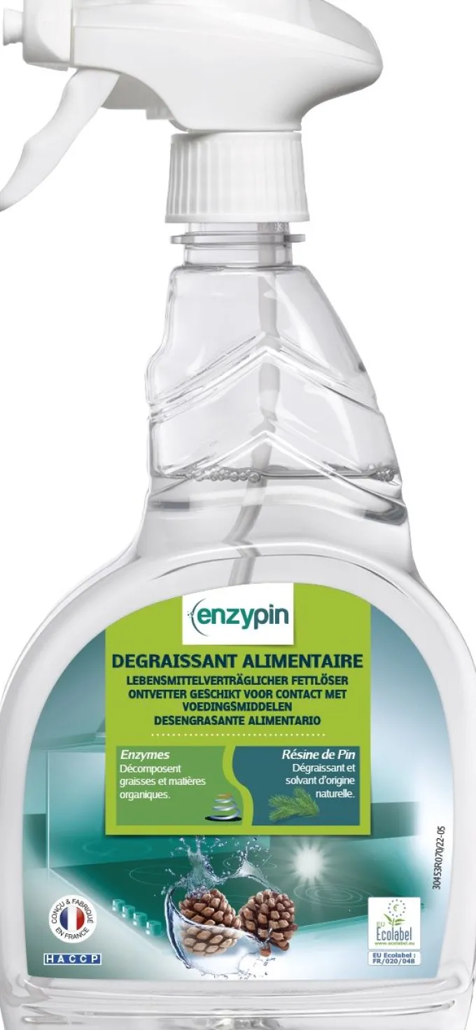 Dégraissant Alimentaire Multi-Usage - Lot de 3 Colis de 6 Flacons 750ml - Action Pin