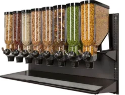 Distributeur d'Aliments en Vrac - 8 Cylindres - 1220 x 47 x 73 cm - IDM