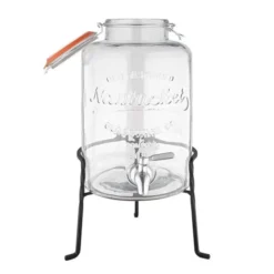 Distributeur d'Eau Rétro en Verre avec Socle 8,5 L - Olympia