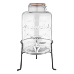Distributeur d'Eau Rétro en Verre avec Socle 8,5 L - Olympia
