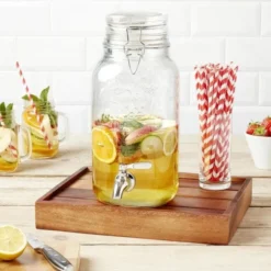 Distributeur de Boisson Professionnel Rétro Fermeture Métallique 3,6 L - Olympia