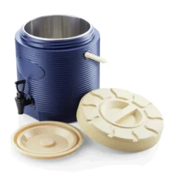 Distributeur de boissons isothermes en Acier au nickel-chrome 17 L bleu H 450 mm Ø 300 mm - Was Germany