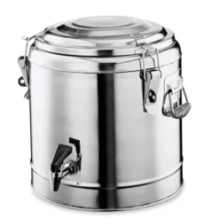 Distributeur de boissons isothermes en Acier au nickel-chrome 31 L H 420 mm Ø 400 mm - Was Germany