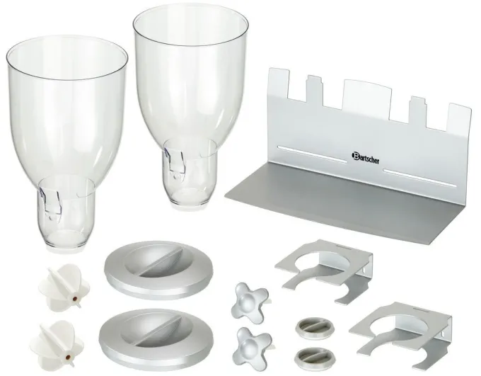Distributeur de Céréales/Aliments Secs Double - 2 x 3,5 L - Bartscher