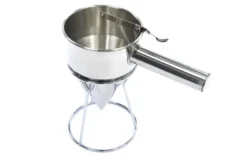 Distributeur de Pâte - 1,3 L - Inox - Bouton de Dosage - Maxima