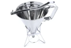 Distributeur de Pâte - 1,6 L - Inox - Bouton de Dosage - Maxima