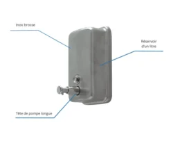 DISTRIBUTEUR DE SAVON OU GEL HYDROALCOOLIQUE